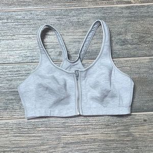 Champion Zip-up Sports Bra